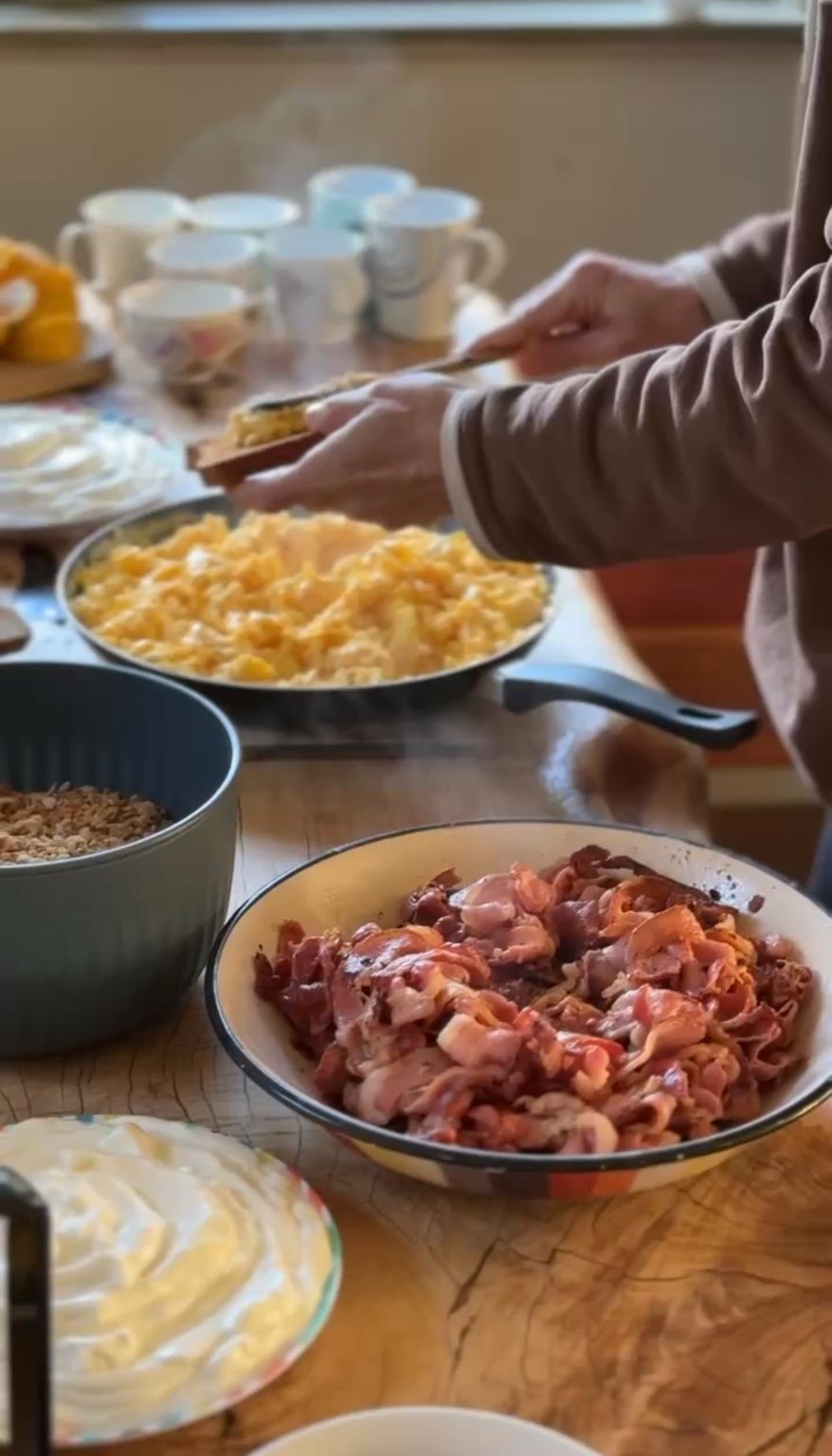 Food at the camp